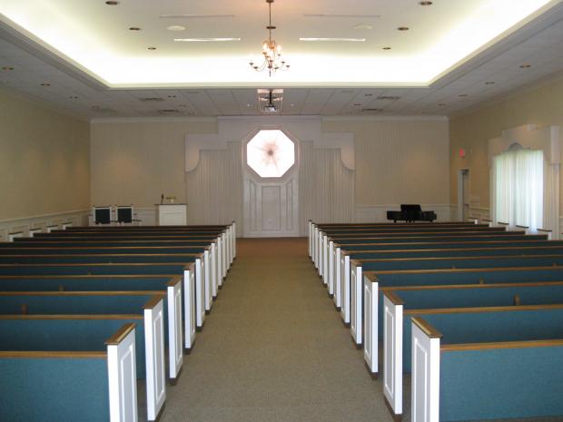 Our spacious, on-site chapel has plenty of room for all your guests.