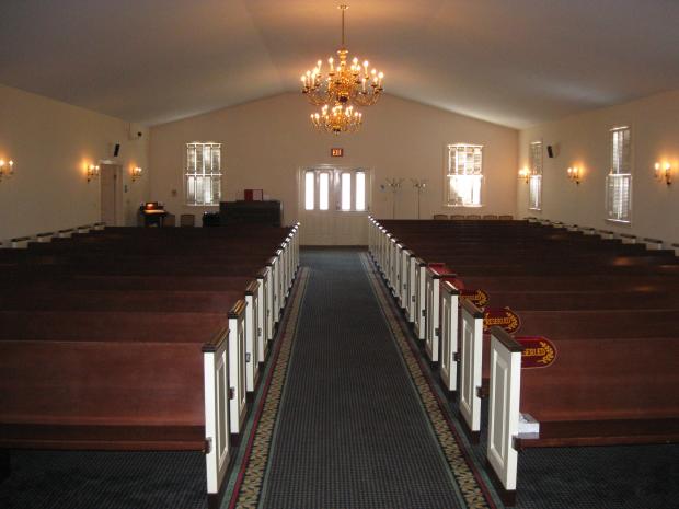 Our spacious chapel has room enough for all of your guests