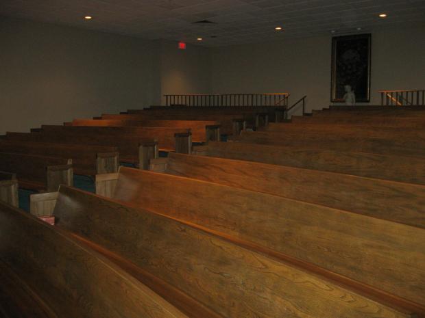 Our spacious, on-site chapel has plenty of seating for all your guests.