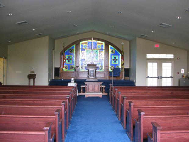 Our spacious chapel has room enough for all of your guests.